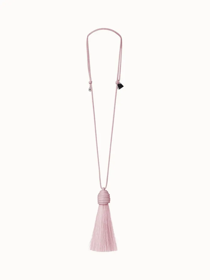 Horsehair Necklace Soft Rose Women Akris Necklaces