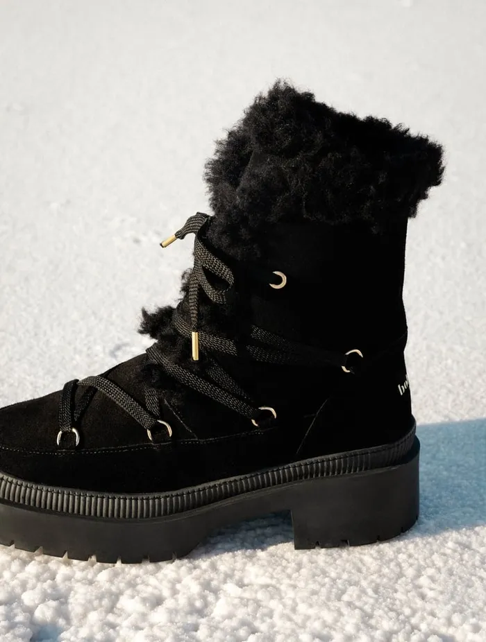 Iga Black Women Bobbies Ankle Boots