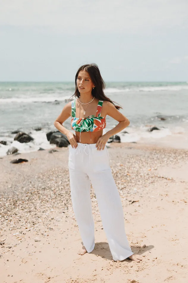 Irene Pant 8211 White White Pants petalandpup Women