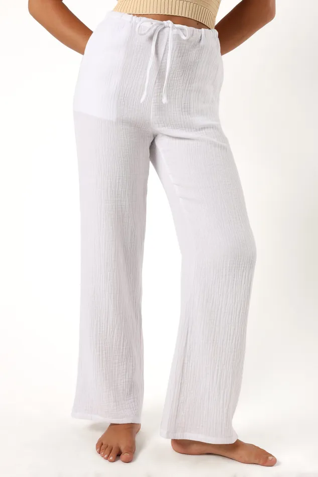 Irene Pant 8211 White White Pants petalandpup Women