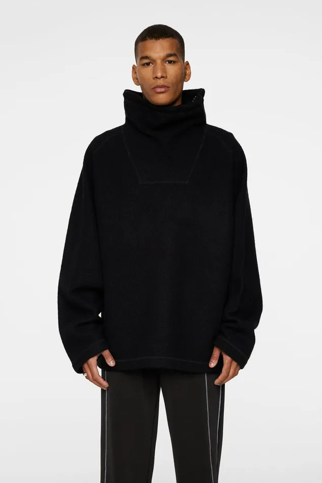 JLindeberg Armond Wool Anorak Sweater Men Sweatshirts