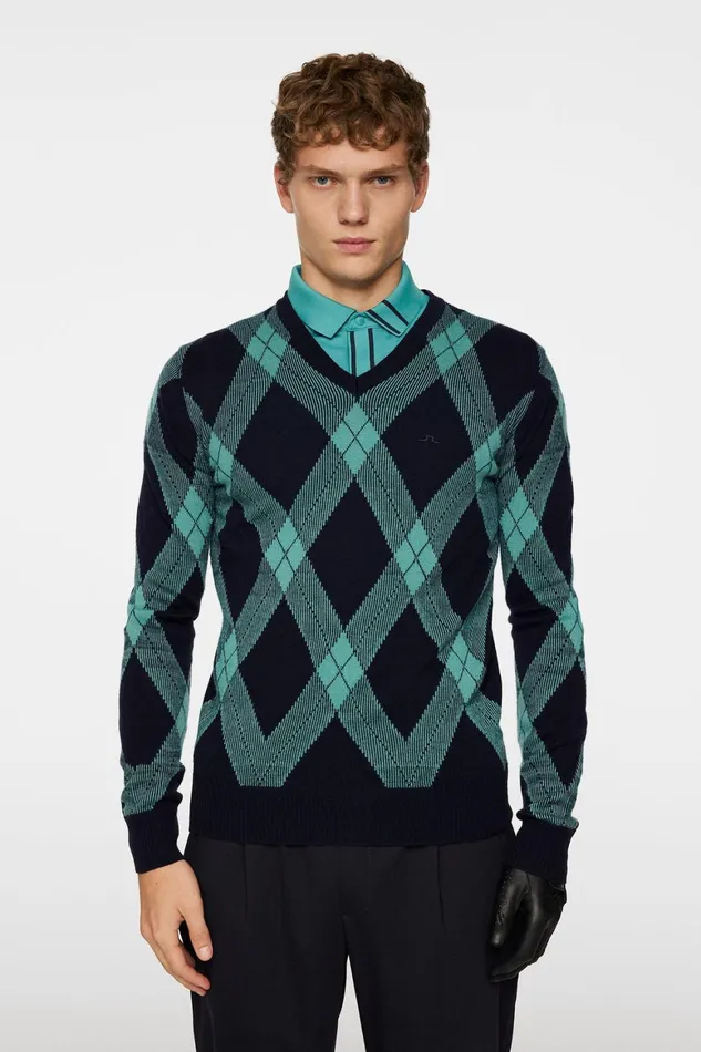 JLindeberg Billy V Neck Knit Men Knitwear
