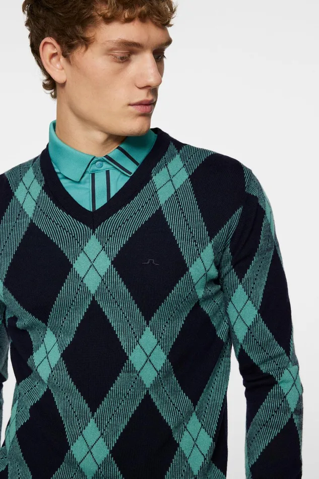 JLindeberg Billy V Neck Knit Men Knitwear