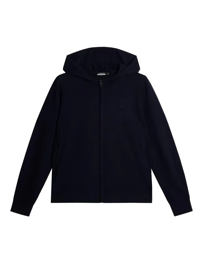 JLindeberg Cameron Hooded Knit Full Zip Men Knitwear