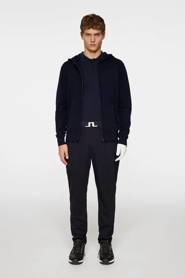 JLindeberg Cameron Hooded Knit Full Zip Men Knitwear