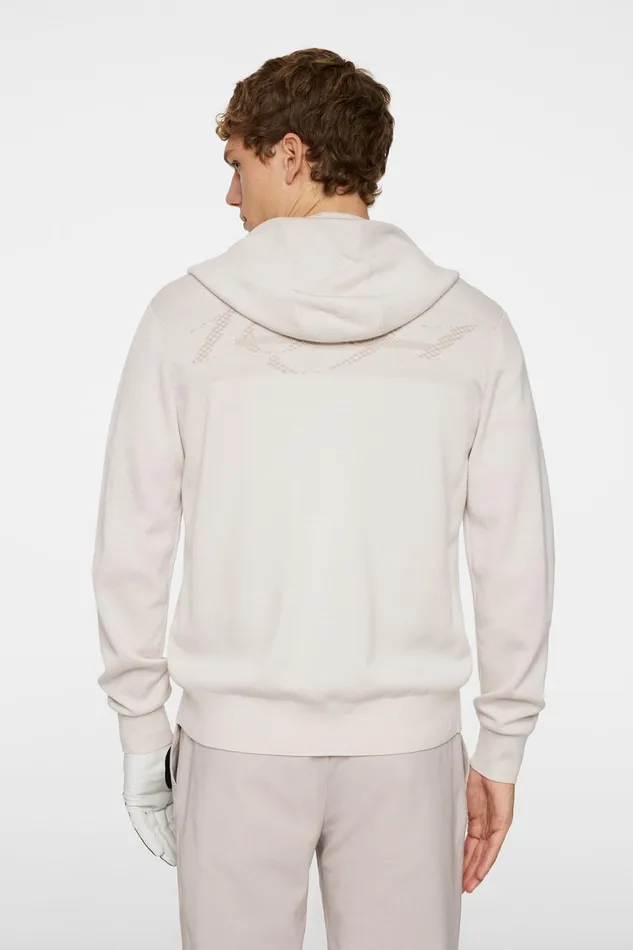 JLindeberg Cameron Hooded Knit Full Zip Men Knitwear