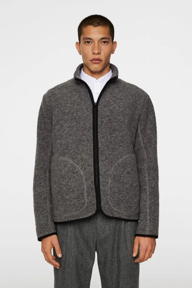 JLindeberg Dustin Wool Fleece Jacket Men Jackets