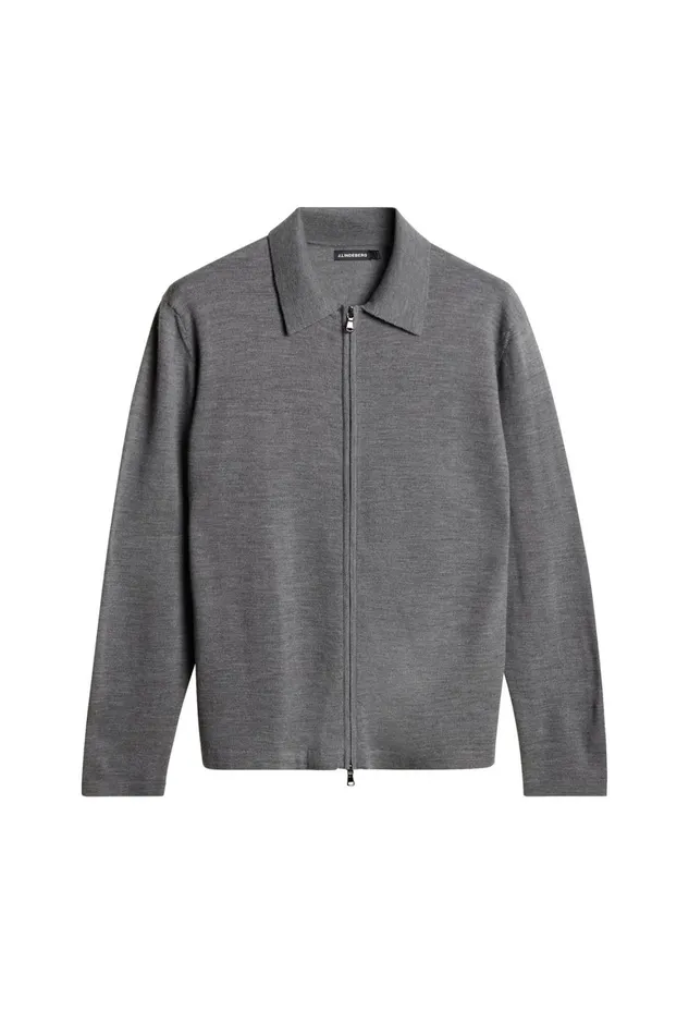 JLindeberg Kaleb Merino Zip Cardigan Men Knitwear