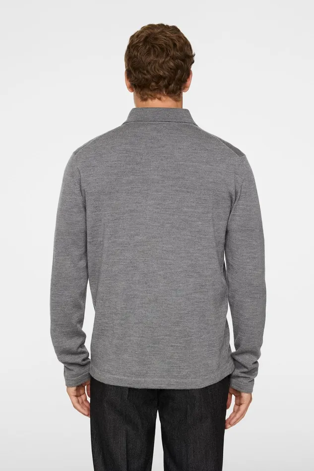 JLindeberg Kaleb Merino Zip Cardigan Men Knitwear