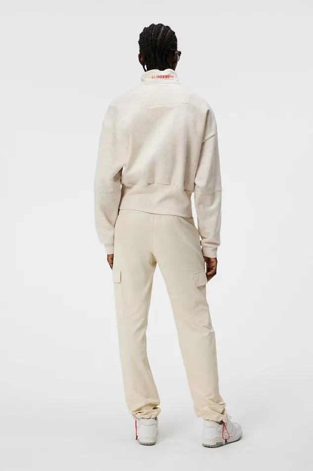 JLindeberg Lucia Zip Mock Neck Women Sweaters