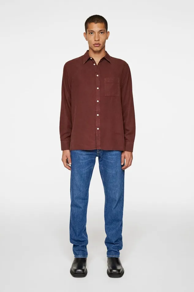 JLindeberg Reg Struct Gmd Tencel Shirt Men Shirts