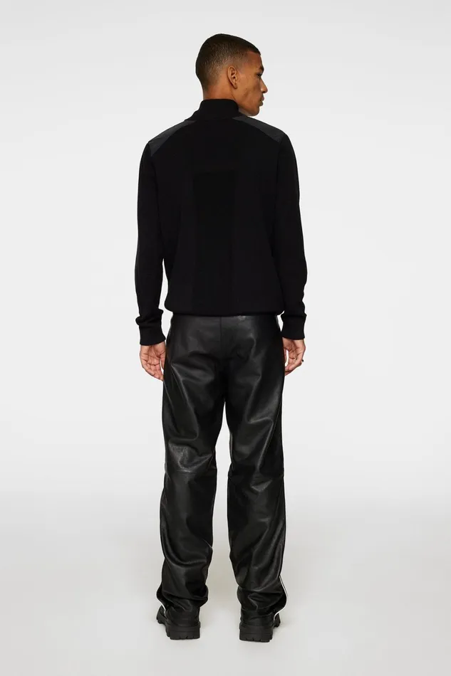 JLindeberg Santo Leather Track Pants Men Trousers