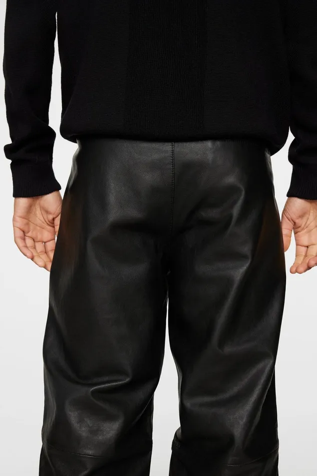 JLindeberg Santo Leather Track Pants Men Trousers