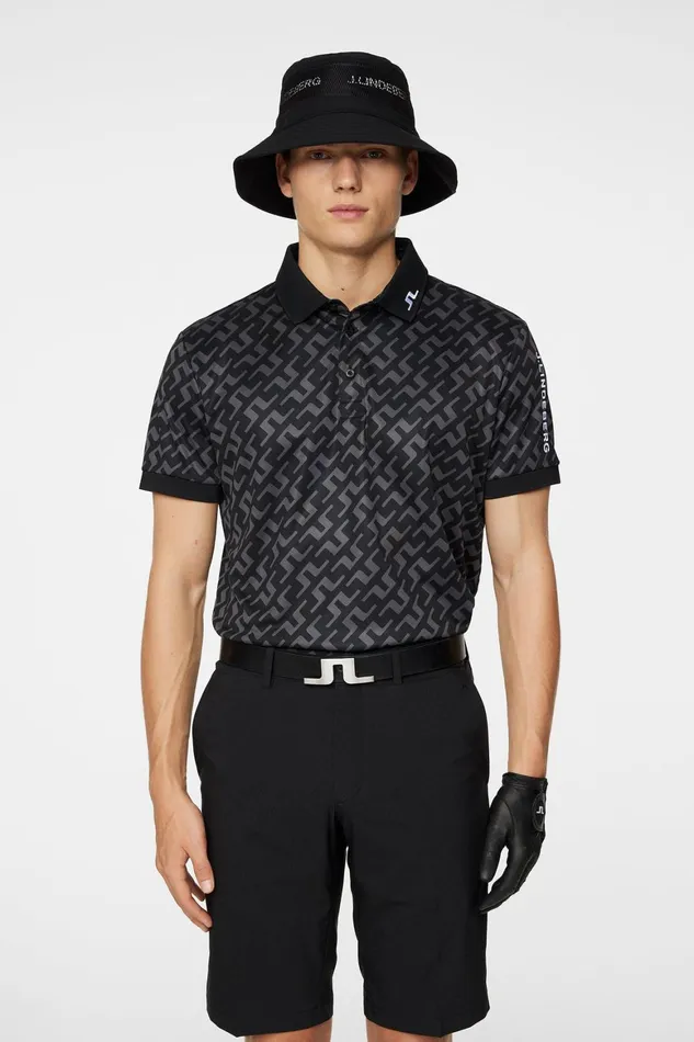 JLindeberg Tour Tech Reg Fit Print Polo Men Polo Shirts