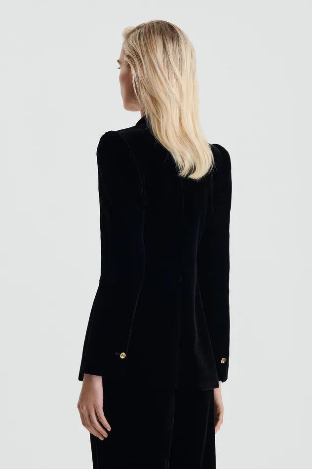 Jackets Scanlan Theodore Women VELVET JACKET BLACK
