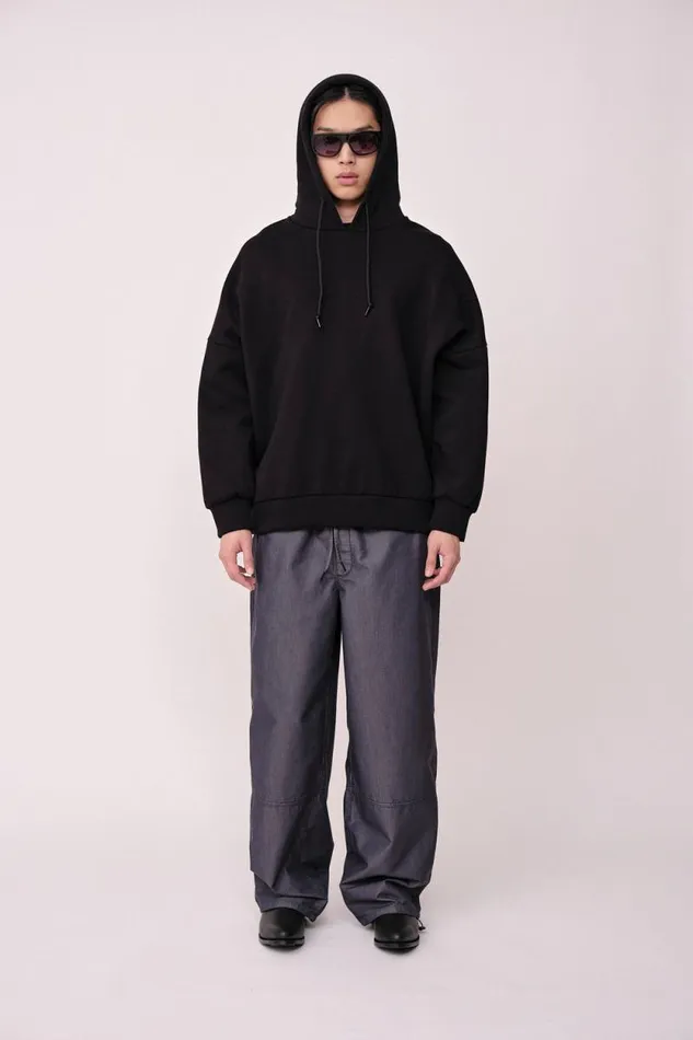 Jamir Hood 8211 Washed Black Men Won Hundred Sweatshirts