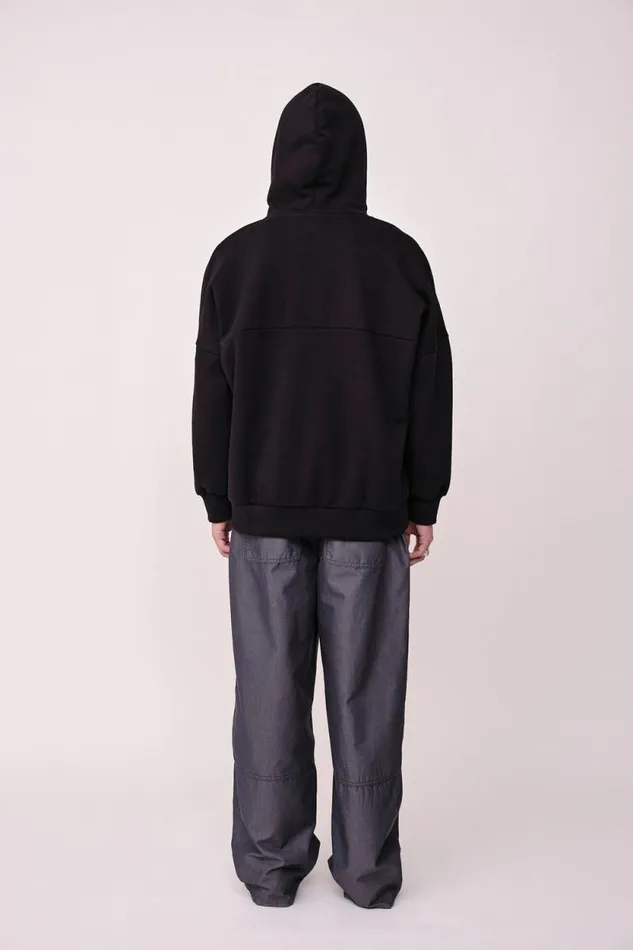 Jamir Hood 8211 Washed Black Men Won Hundred Sweatshirts