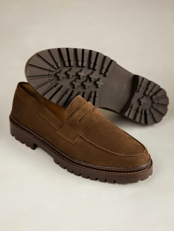 Jay Khaki Brown Men Bobbies Loafers Jay Khaki Brown Men Bobbies Loafers