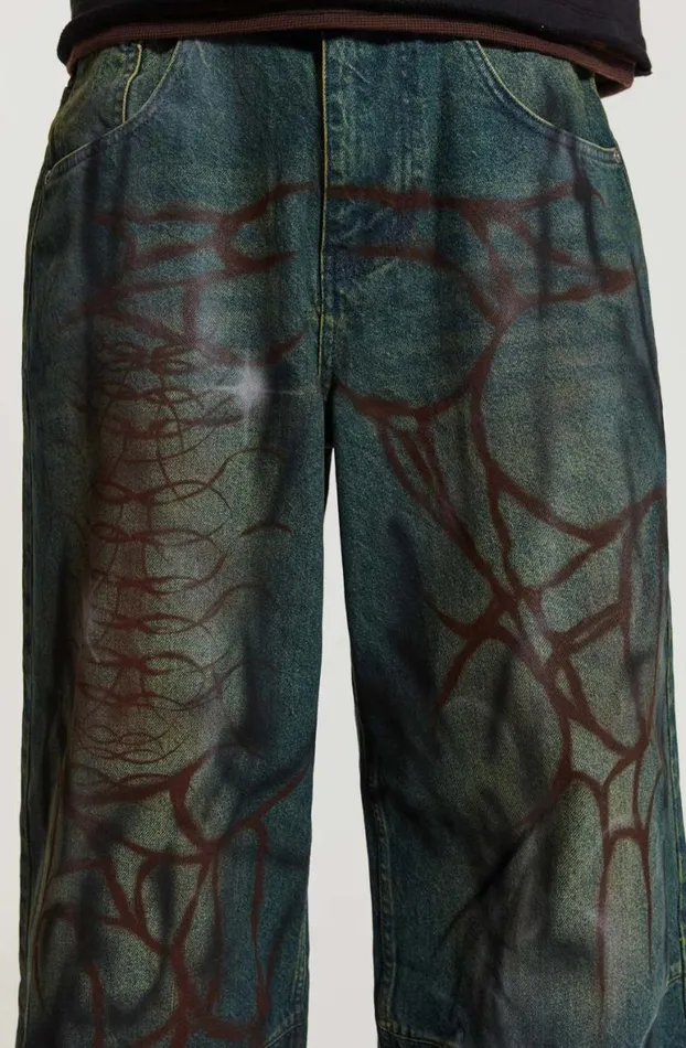 Jeans Men Jaded London Through The Trees Baggy Jeans