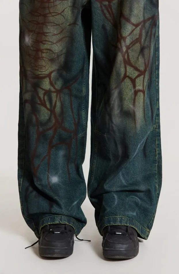 Jeans Men Jaded London Through The Trees Baggy Jeans
