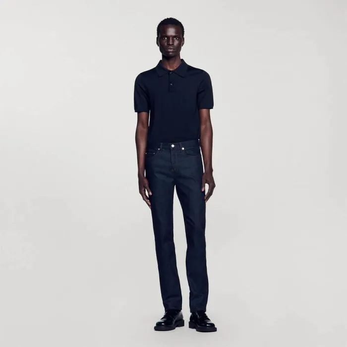 Jeans Men SANDRO Raw Jeans 8211 Narrow Cut Rawdenim