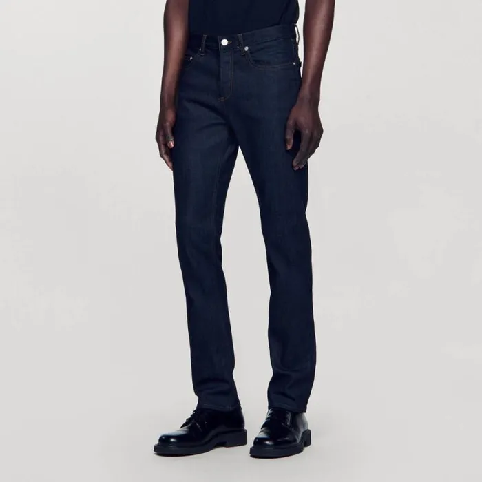 Jeans Men SANDRO Raw Jeans 8211 Narrow Cut Rawdenim
