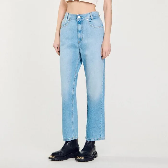 Jeans Women SANDRO Lowrise Straightleg Jeans Blue Jean