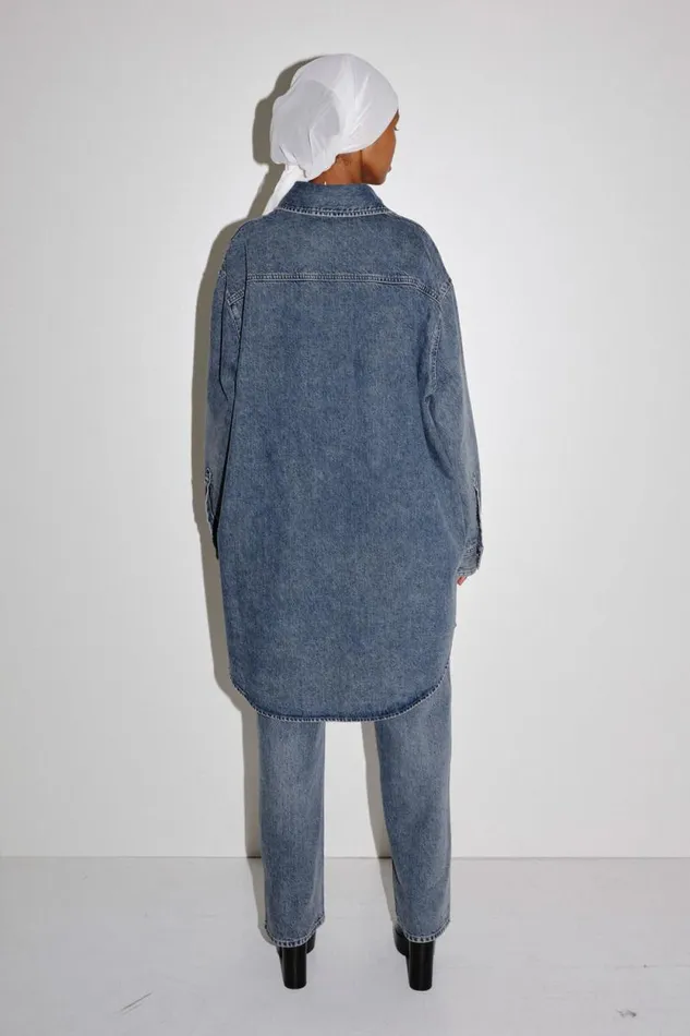 Jocelyn 8211 Seam Blue Women Won Hundred Shirts and Blouses