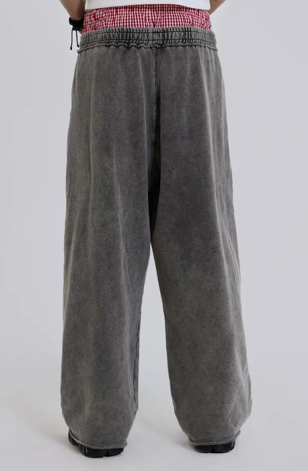 Joggers Men Jaded London Chrome Wash Monster Joggers