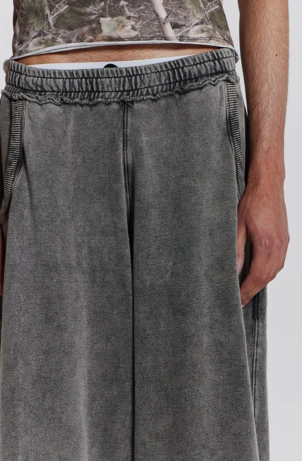 Joggers Men Jaded London Chrome Wash Monster Joggers