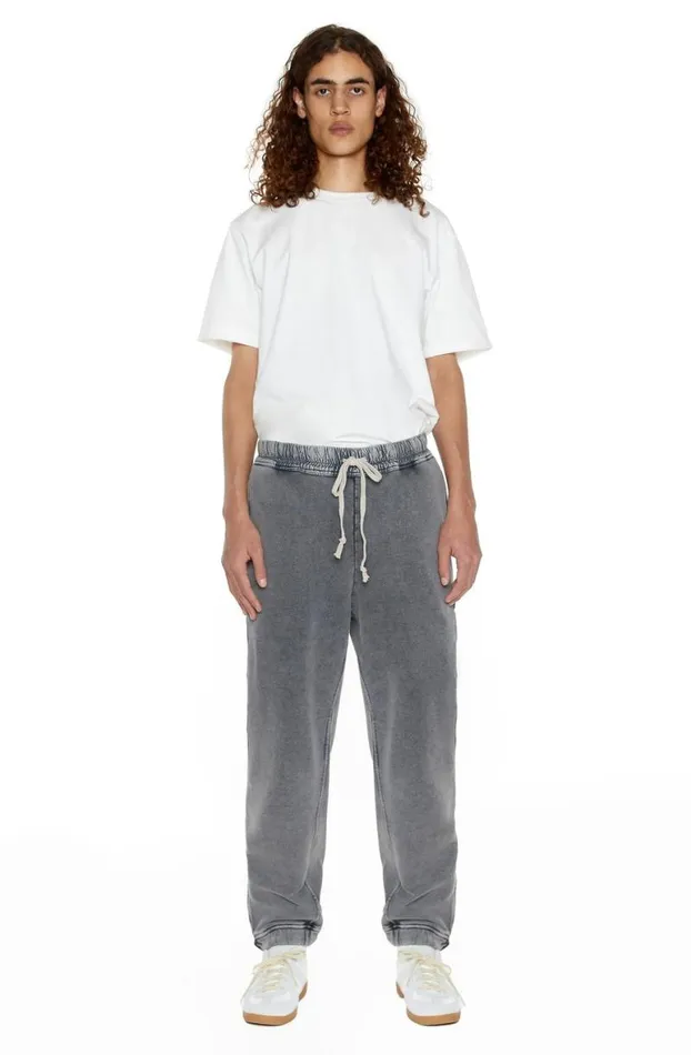 Joggers Men Jaded London NTRLS Chrome Grey Cuffed Joggers