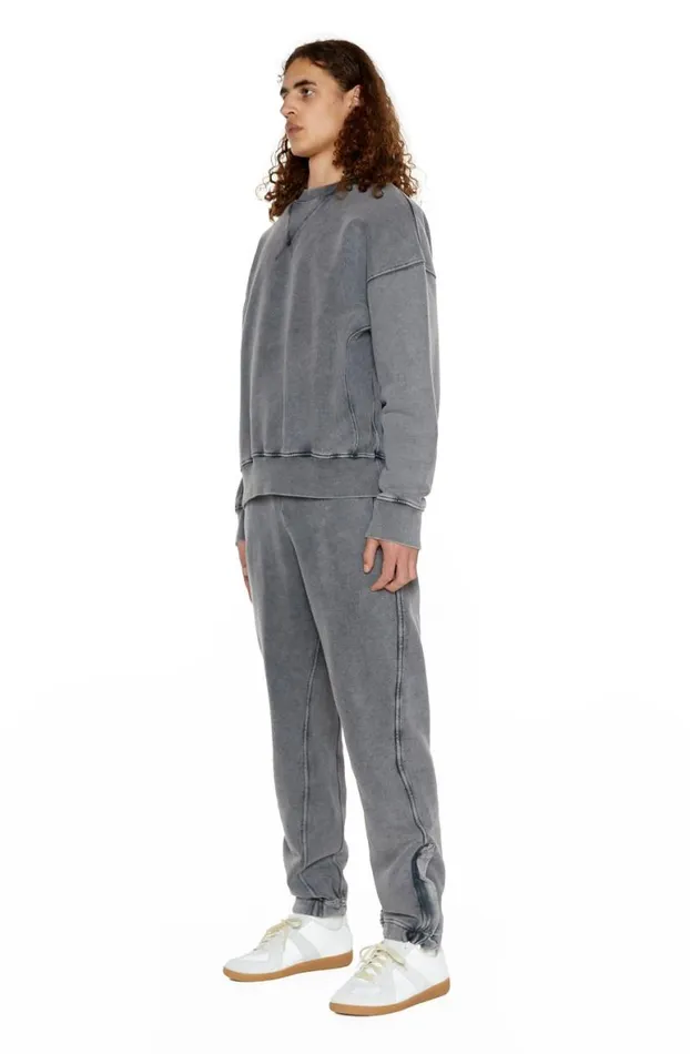 Joggers Men Jaded London NTRLS Chrome Grey Cuffed Joggers