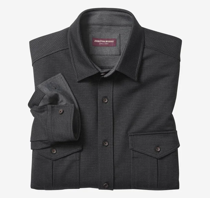 Johnston and Murphy ButtonFront Knits Black Small Box Men Sweaters and Knits