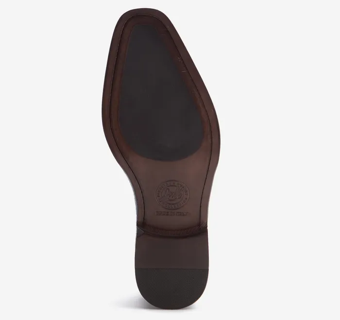 Johnston and Murphy Larson SlipOn Black Italian Calfskin Men SlipOns and Loafers