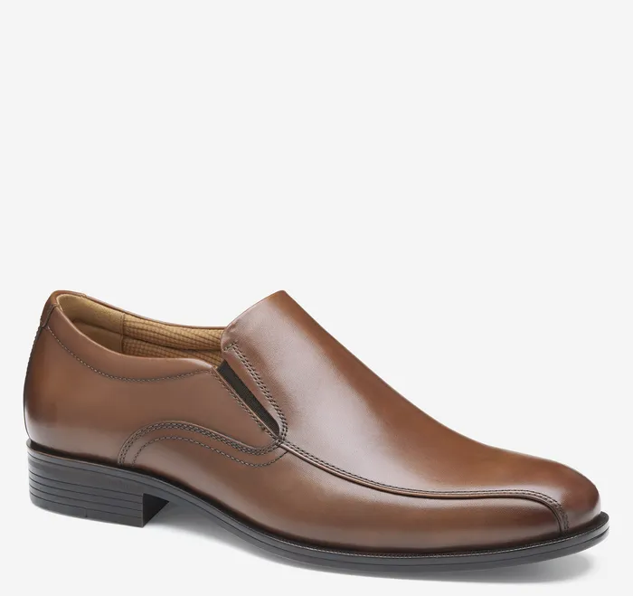 Johnston and Murphy Reeve RunOff Venetian Loafer Brown Full Grain Men SlipOns and Loafers
