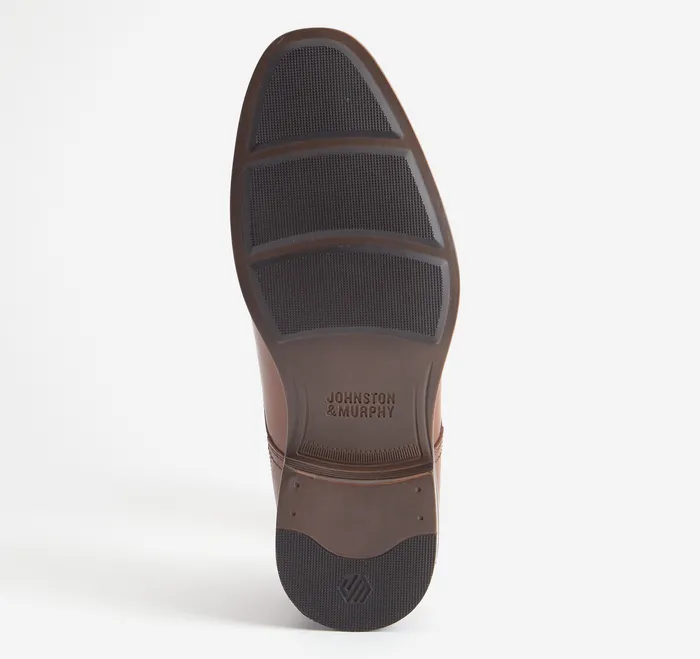 Johnston and Murphy Reeve RunOff Venetian Loafer Brown Full Grain Men SlipOns and Loafers