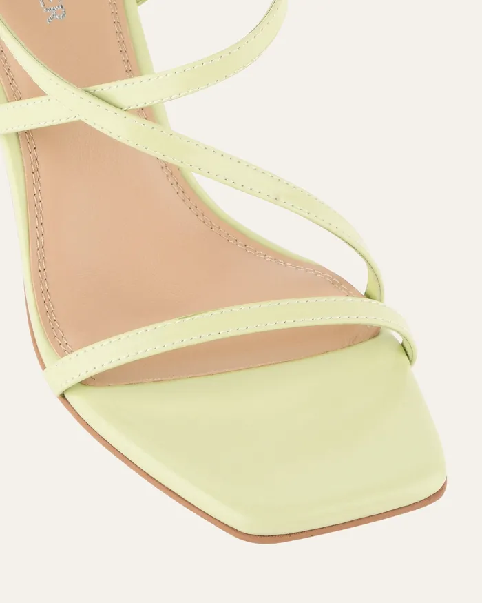 jomercer HIGH SANDALS Women Jockey high heel sandals honeydew green leather jomercer HIGH SANDALS Women Jockey high heel sandals honeydew green leather