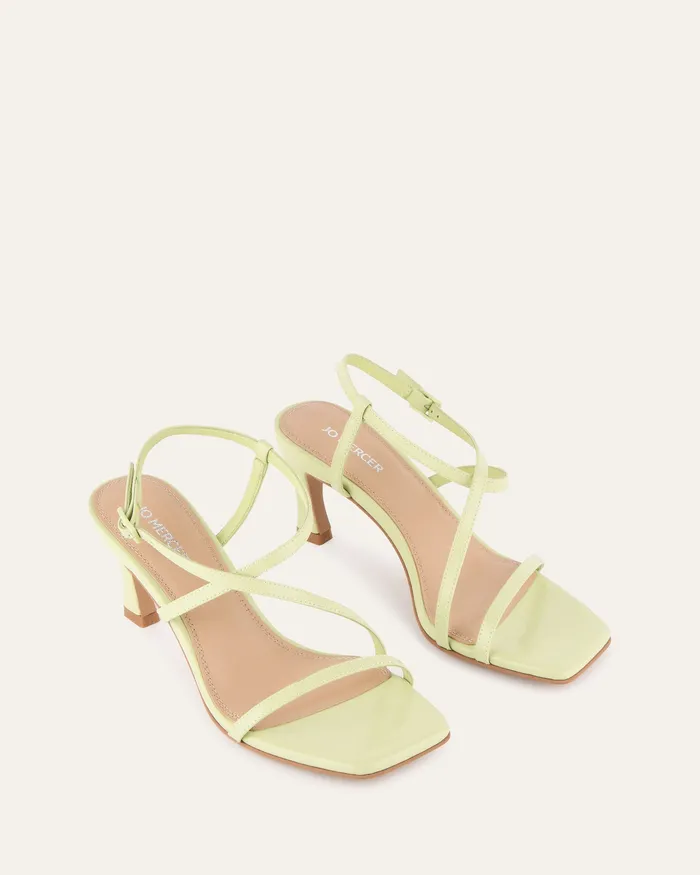 jomercer HIGH SANDALS Women Jockey high heel sandals honeydew green leather jomercer HIGH SANDALS Women Jockey high heel sandals honeydew green leather