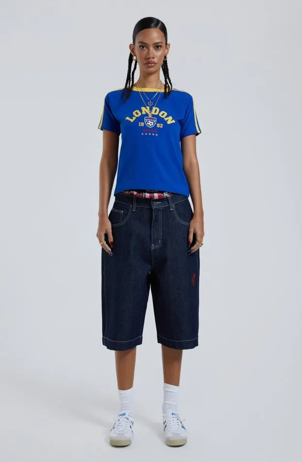Jorts Women Jaded London Jumbo Denim Jorts