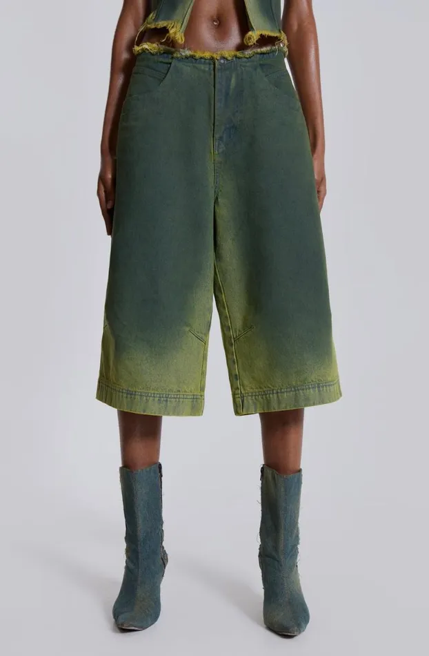 Jorts Women Jaded London Toxic Denim Jorts