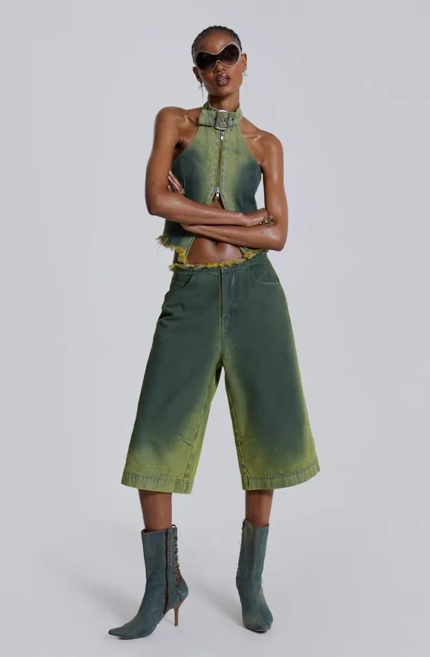 Jorts Women Jaded London Toxic Denim Jorts
