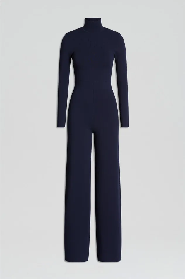 Jumpsuits MICRO CREPE JUMPSUIT NAVY Scanlan Theodore Women Jumpsuits MICRO CREPE JUMPSUIT NAVY Scanlan Theodore Women
