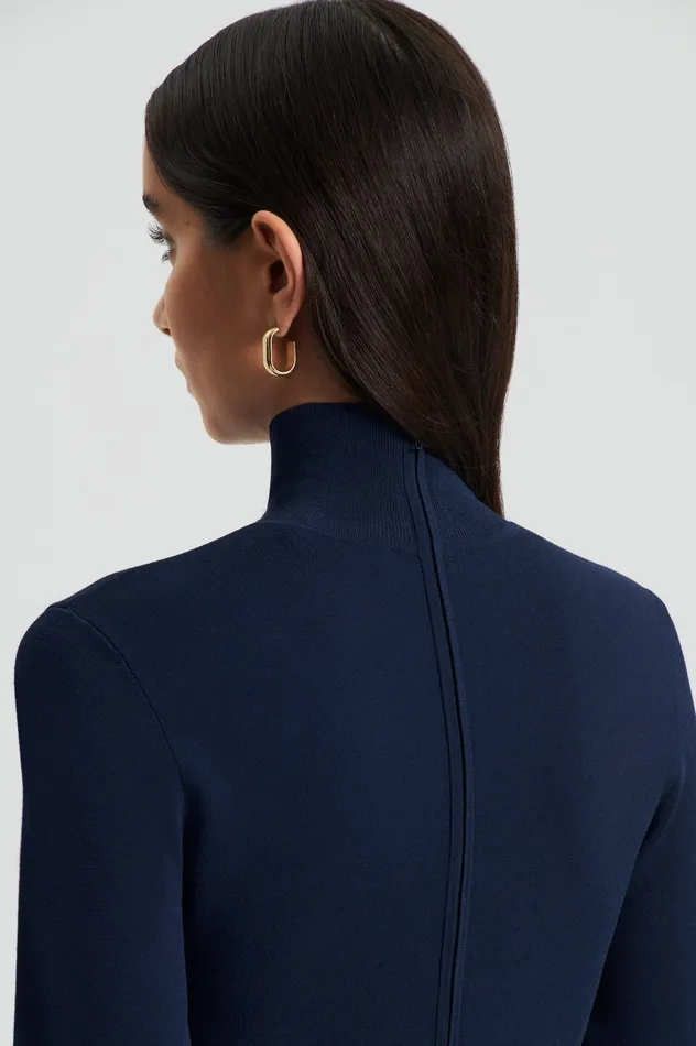 Jumpsuits MICRO CREPE JUMPSUIT NAVY Scanlan Theodore Women Jumpsuits MICRO CREPE JUMPSUIT NAVY Scanlan Theodore Women