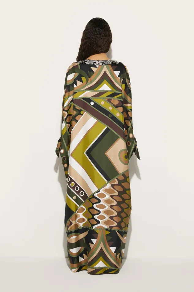 Kaftans Women PUCCI Beaded VivaraPrint Kaftan