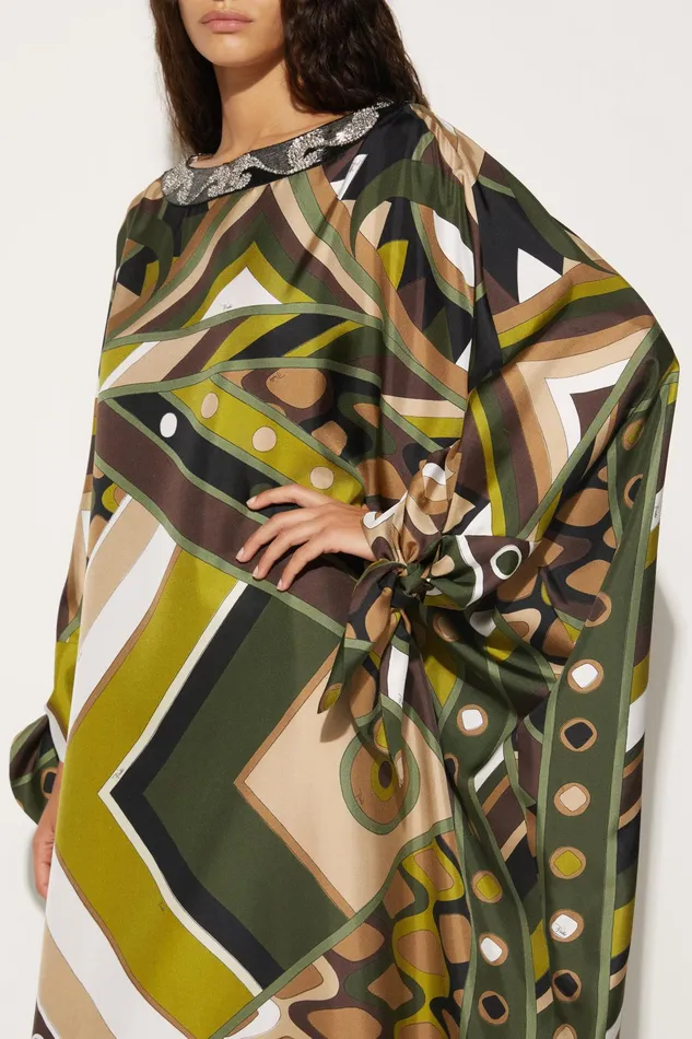Kaftans Women PUCCI Beaded VivaraPrint Kaftan