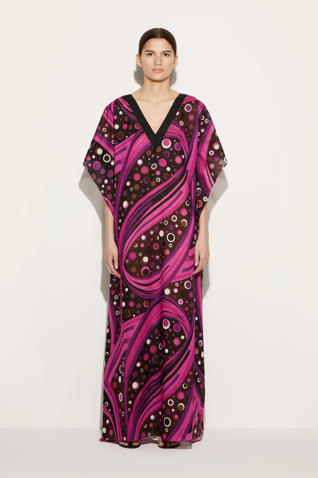 Kaftans Women PUCCI FontanePrint Belted Cotton Kaftan