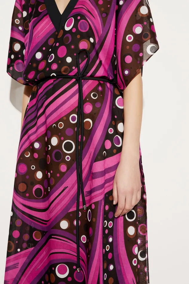 Kaftans Women PUCCI FontanePrint Belted Cotton Kaftan
