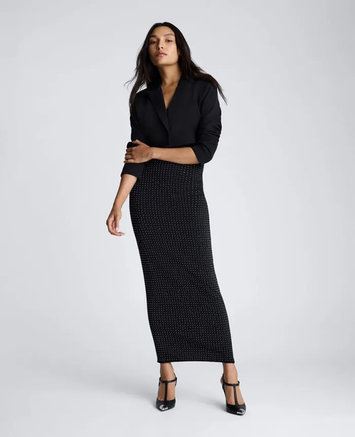 Kenneth Cole Blazers and Jackets Women Cropped One Button Jacket Black Kenneth Cole Blazers and Jackets Women Cropped One Button Jacket Black
