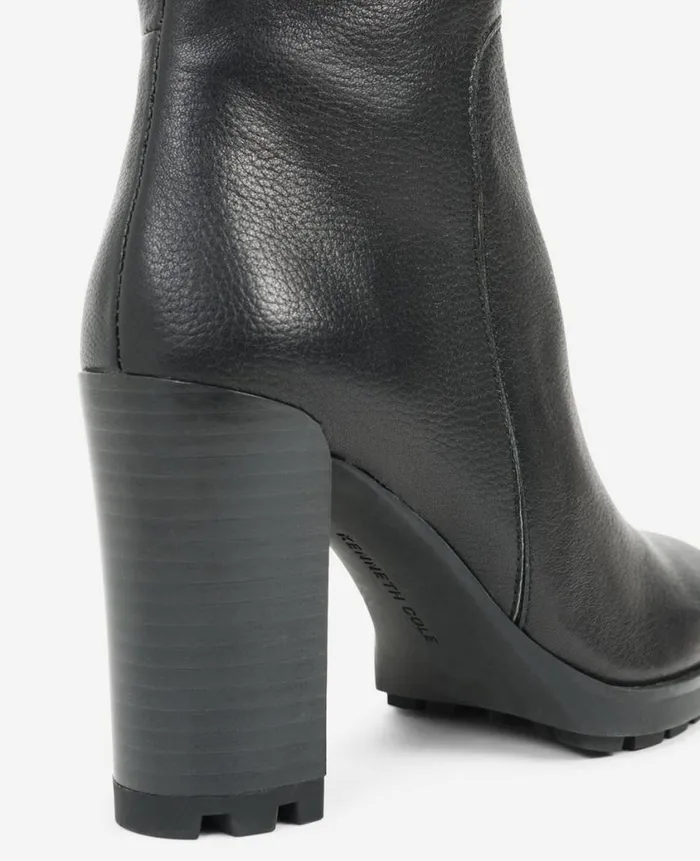 Kenneth Cole Boots and Booties Women Justin Lug Boot Black Kenneth Cole Boots and Booties Women Justin Lug Boot Black