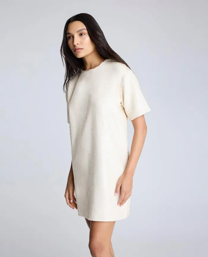 Kenneth Cole Dresses and Skirts Women Sequin TShirt Shift Dress Beige Kenneth Cole Dresses and Skirts Women Sequin TShirt Shift Dress Beige